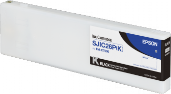 SJIC26P(K): Ink cartridge for Epson ColorWorks C7500 (Black) 