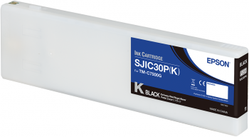 SJIC30P(K): Ink cartridge for Epson ColorWorks C7500G (Black) – Glossy 