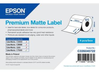 Premium Matte Label 102 x 51mm, 2310 label 