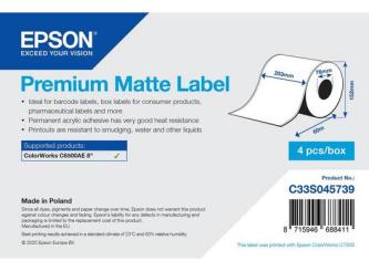 Premium Matte Label Cont.R, 203mm x 60m 