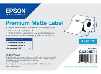 Premium Matte Label Cont.R, 102mm x 60m 