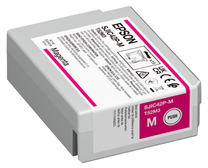 SJIC42P-M / C13T52M340 Tintenpatrone für Epson ColorWorks CW-C4000e (Magenta) 