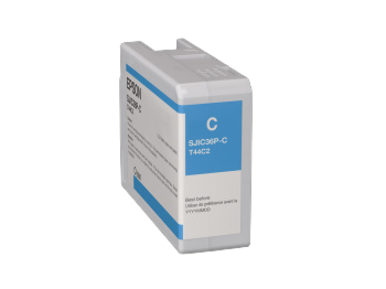EPSON SJIC36P(C): Tintenpatrone für ColorWorks C6000 und C6500 (Cyan) 