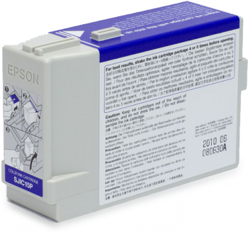 EPSON SJIC15P(CMY): Tintenpatrone für Epson ColorWorks C3400 und TM-C610 (CMY) 