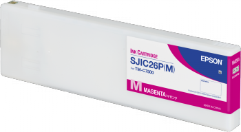 EPSON SJIC26P(M): Ink cartridge for ColorWorks C7500 (Magenta) 